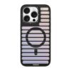 Forro para iPhone 16 Pro Max con diseño Color-Changing Luggage en versión Dark Night de Youngkit, que ofrece protección avanzada y un efecto de cambio de color impactante.