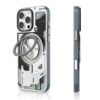 Case iPhone 15 Pro Max - Cyberpunk 360° Spin Magnetic Stand White | Youngkit