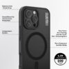 Case iPhone 16 Pro Max - Rock Sand Soft Touch Black | Youngkit