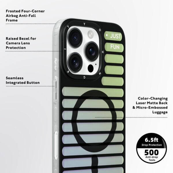 Case iPhone 14 Pro Max - Color-Changing Luggage Dark Night | Youngkit