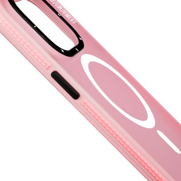 Case iPhone 15 Pro Max – Colored Sand Matte Texture Pink | Youngkit