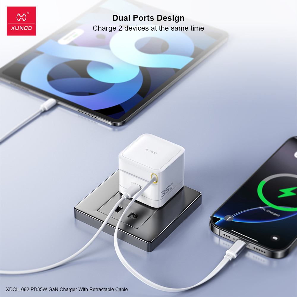 CHARGER-35W-XUNDD-XDCH-0925 Protección premium para celulares – fundas modernas y duraderas.