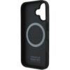 Case iPhone 16 – Leather Meshed Debossed Bull MagSafe (Navy Blue) | Red Bull