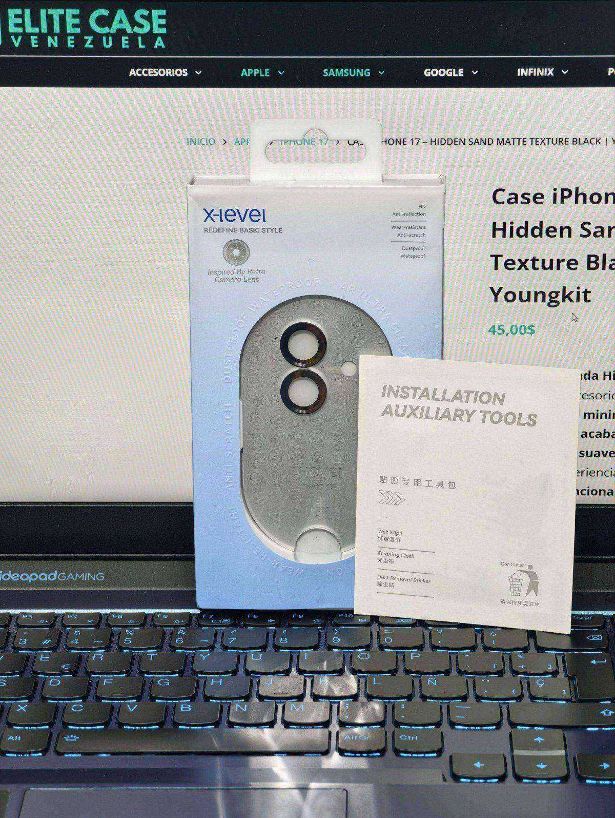 CAMERA-PROTECTOR-IPHONE-XLEVEL-BLACK2 Protección premium para celulares – fundas modernas y duraderas.