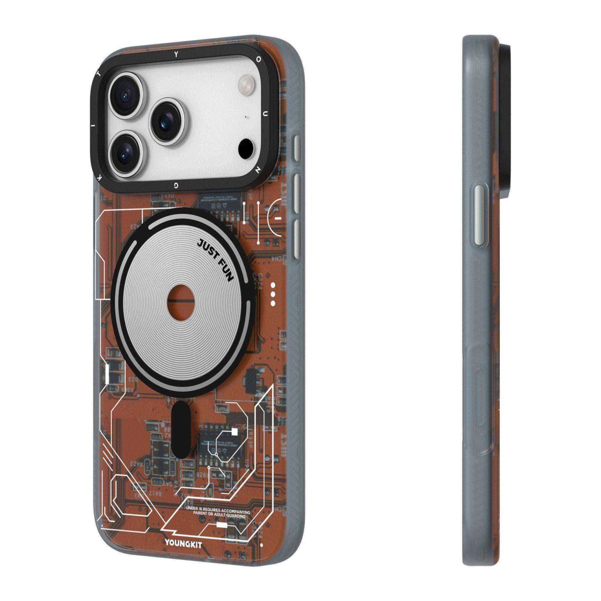 CASE-IPHONE-FUTURISTIC-ORANGE2 Protección premium para celulares – fundas modernas y duraderas.