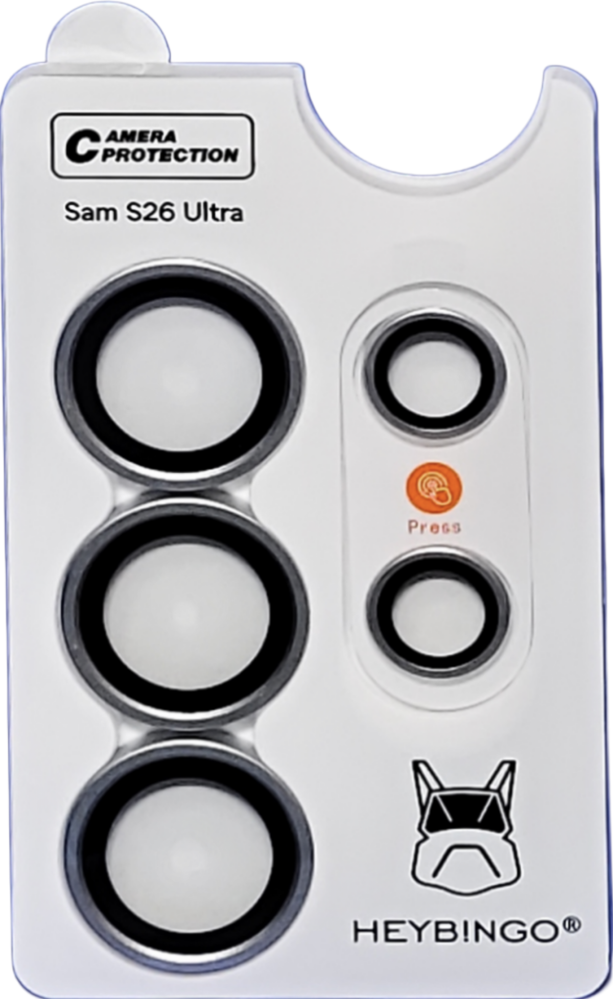 CAMERA-PROTECTOR-SAMSUNG-S26ULTRA-HEY BINGO-TITANIO Protección premium para celulares – fundas modernas y duraderas.