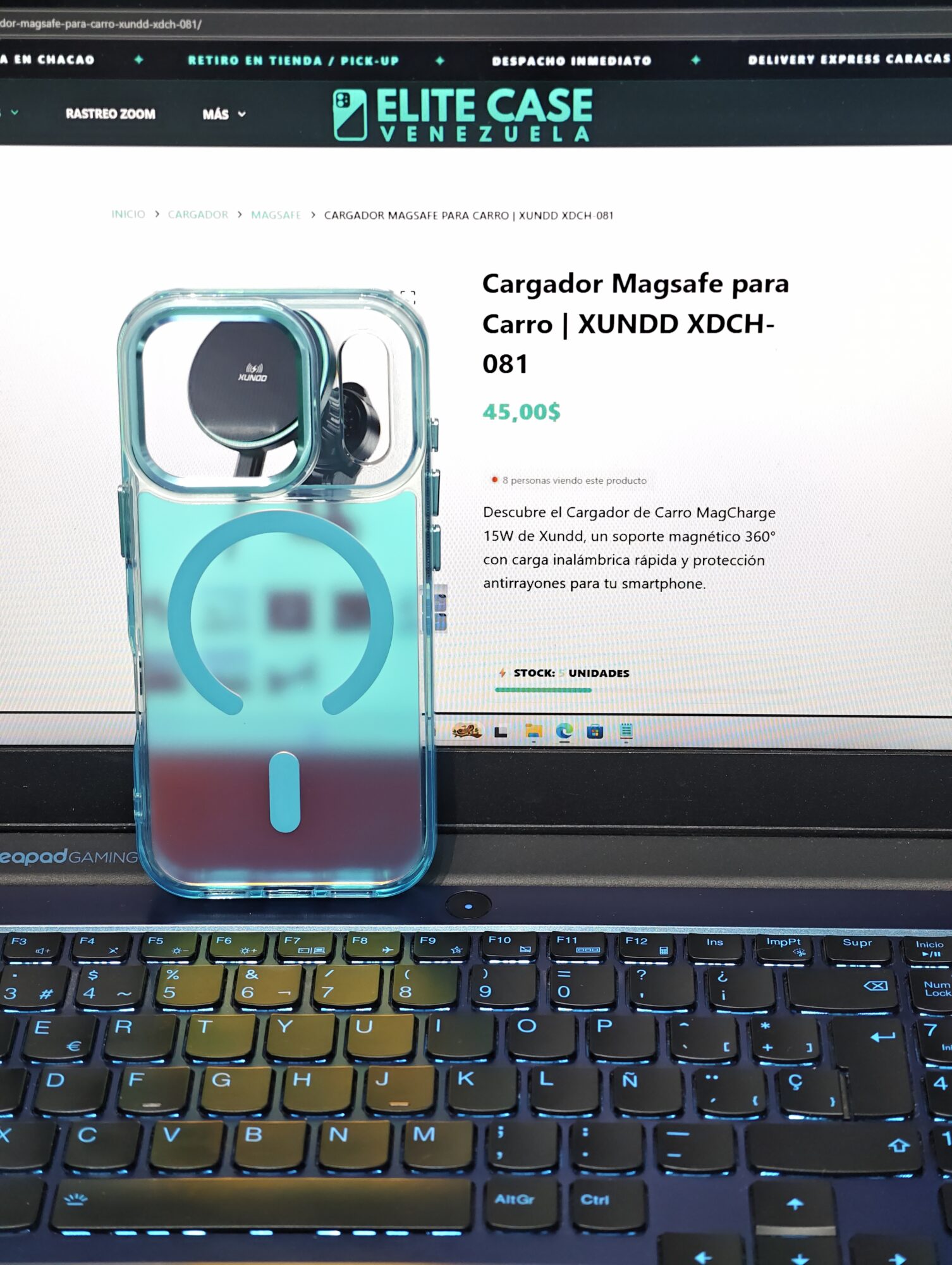 Case iPhone 17 Pro Max - Magsafe Azul | Tornasol