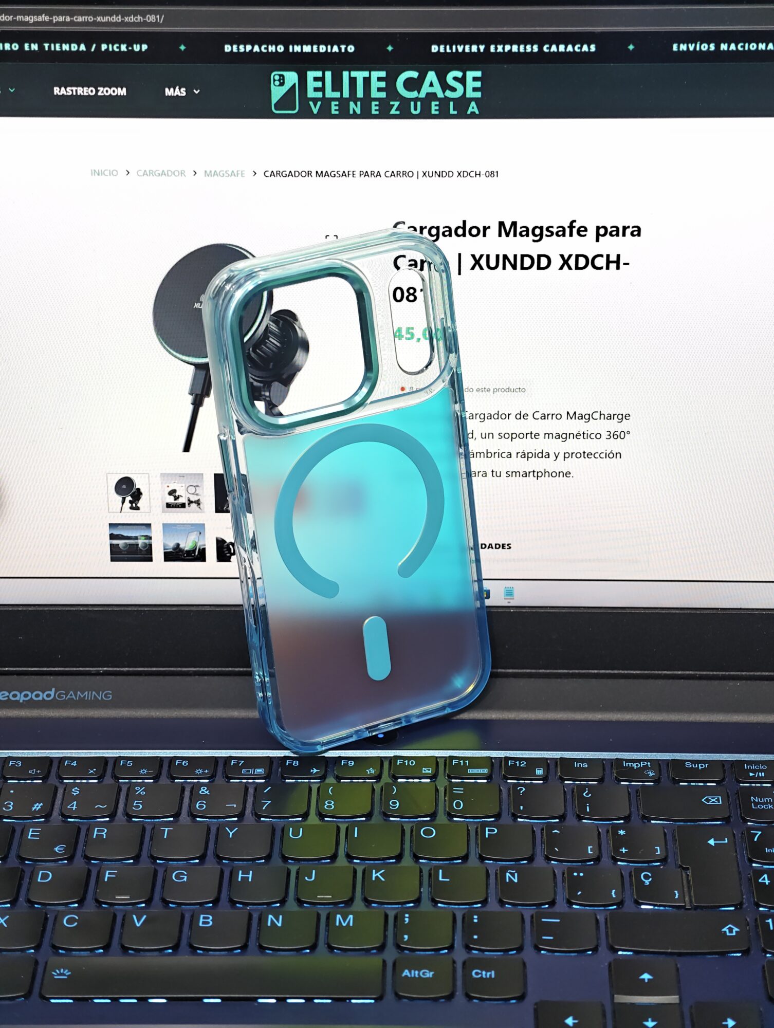 Case iPhone 17 Pro Max - Magsafe Azul | Tornasol