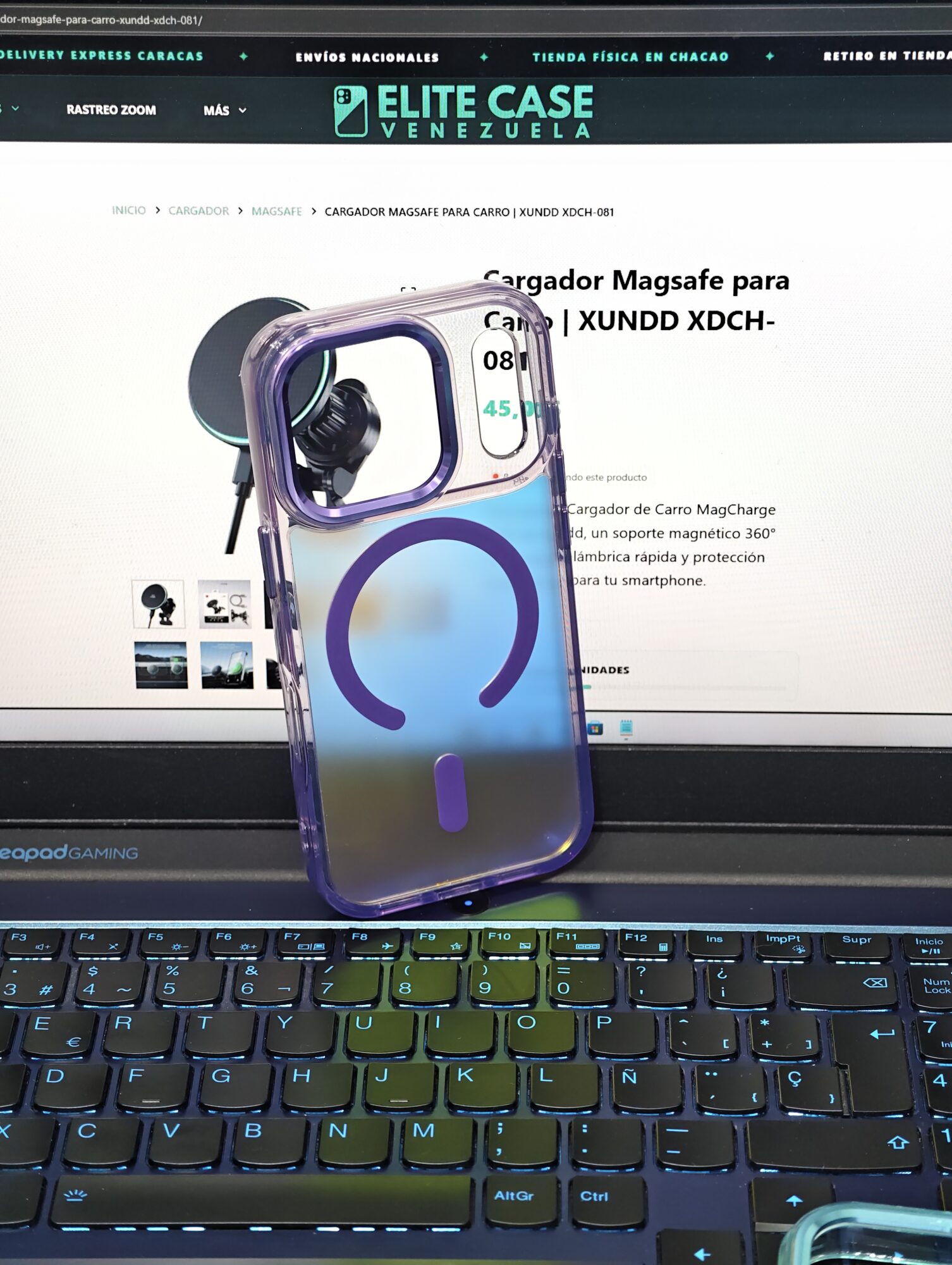 Case iPhone 17 Pro Max - Magsafe Morado | Tornasol