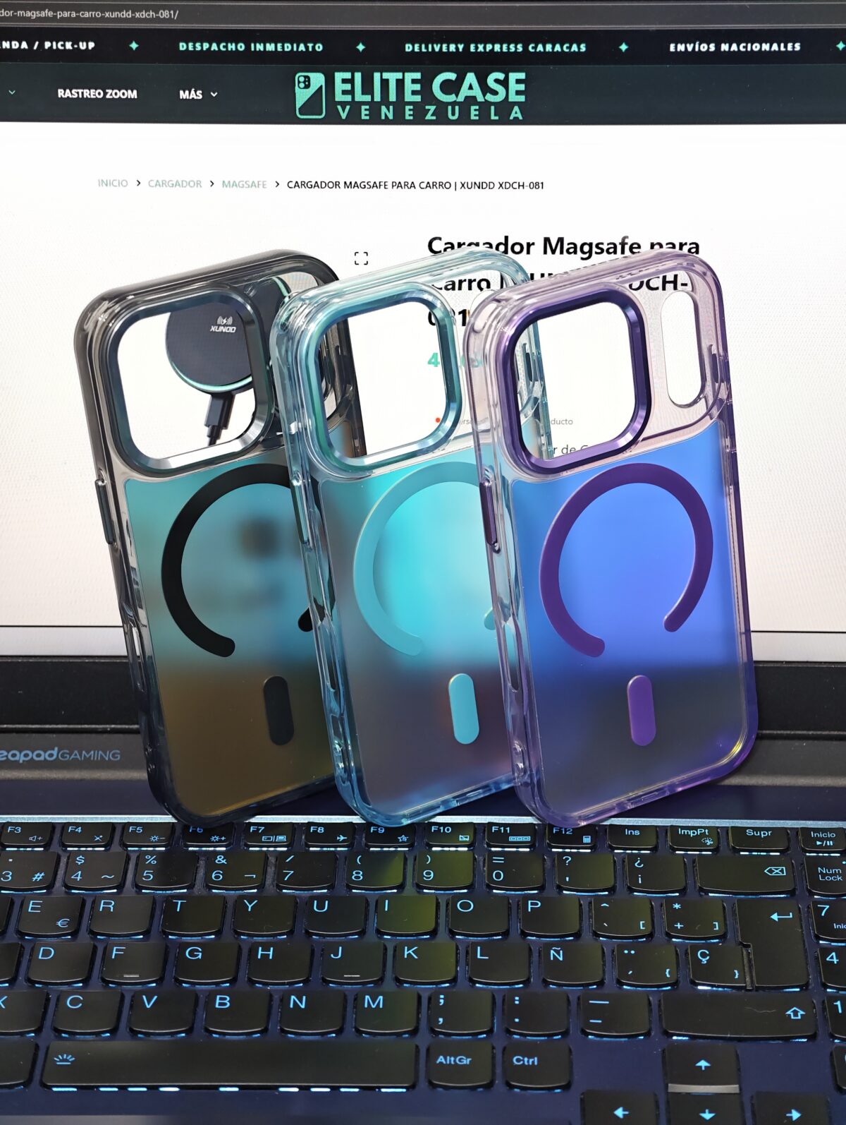 CASE-TORNASOL-COLORES Case iPhone 17 Pro Max - Magsafe Azul | Tornasol