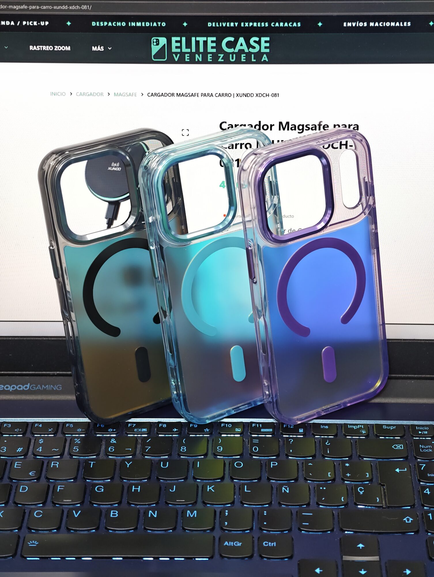 Case iPhone 17 Pro Max - Magsafe Azul | Tornasol