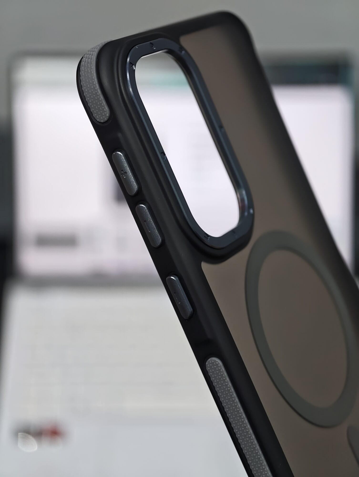 Case Samsung A57 - Magsafe Gris | Reforzado