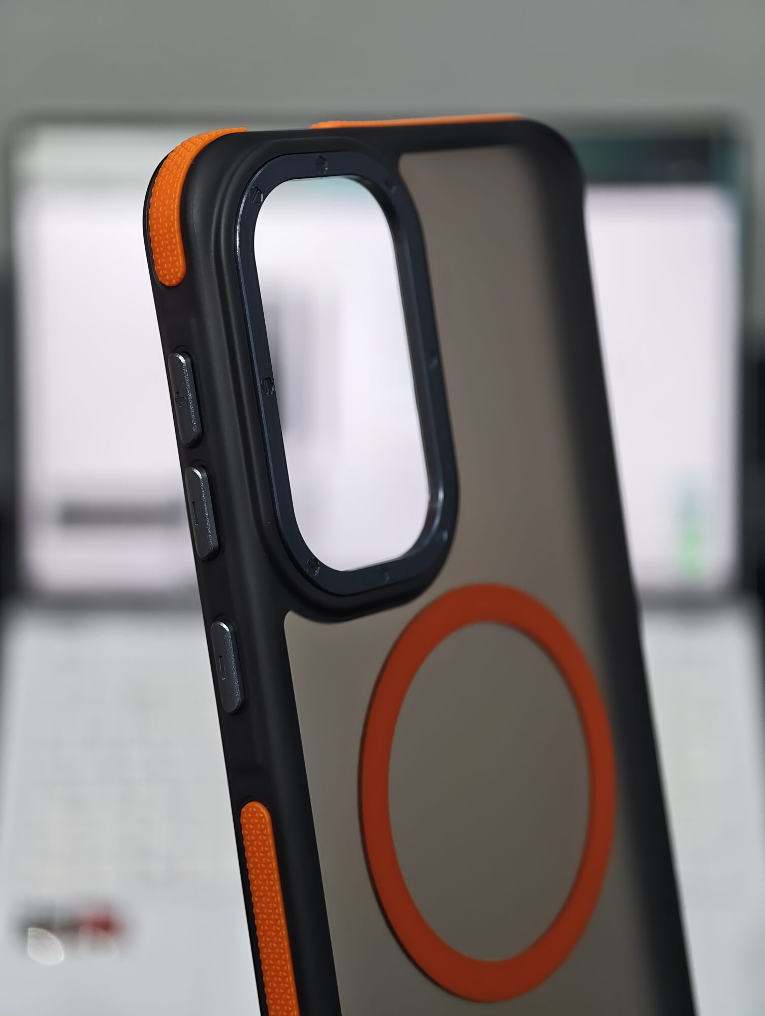 Case Samsung A57 - Magsafe Naranja | Reforzado