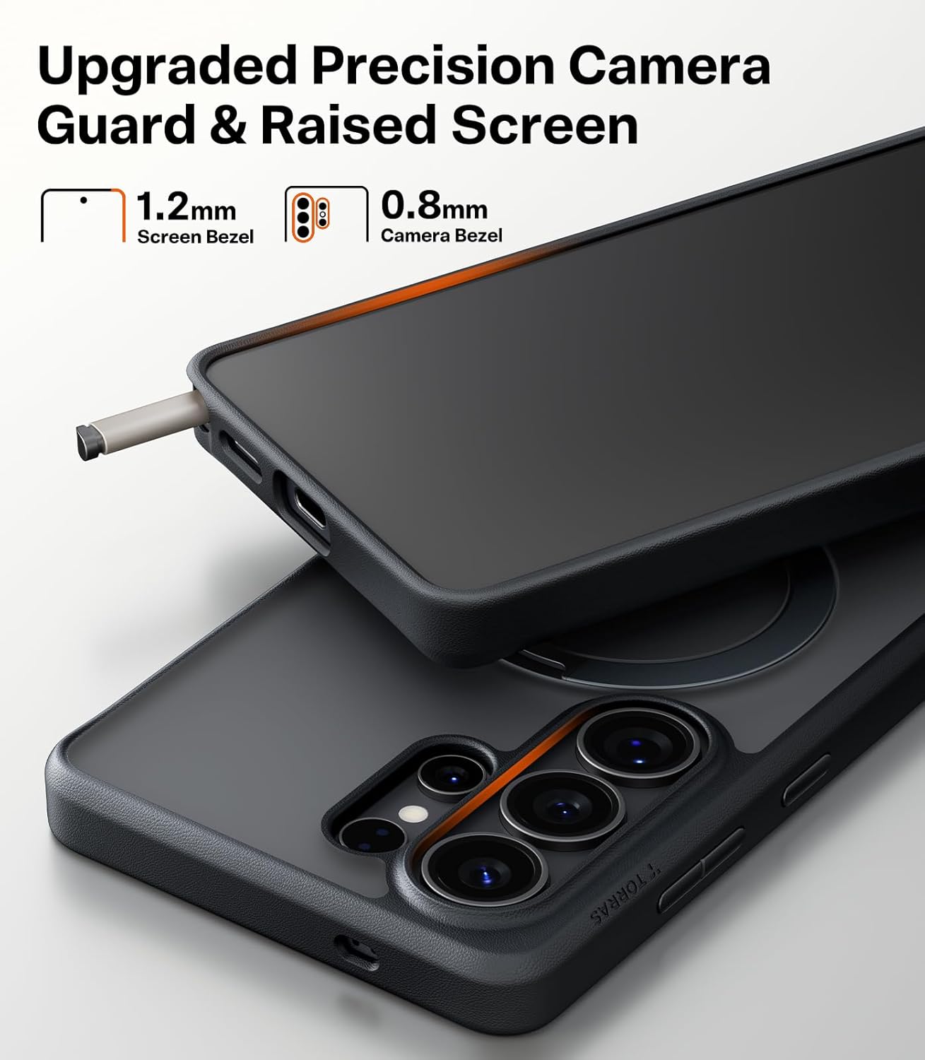 Case Samsung S26 Ultra - Ostand Q3 Spin Magsafe Obsidian Black | Torras