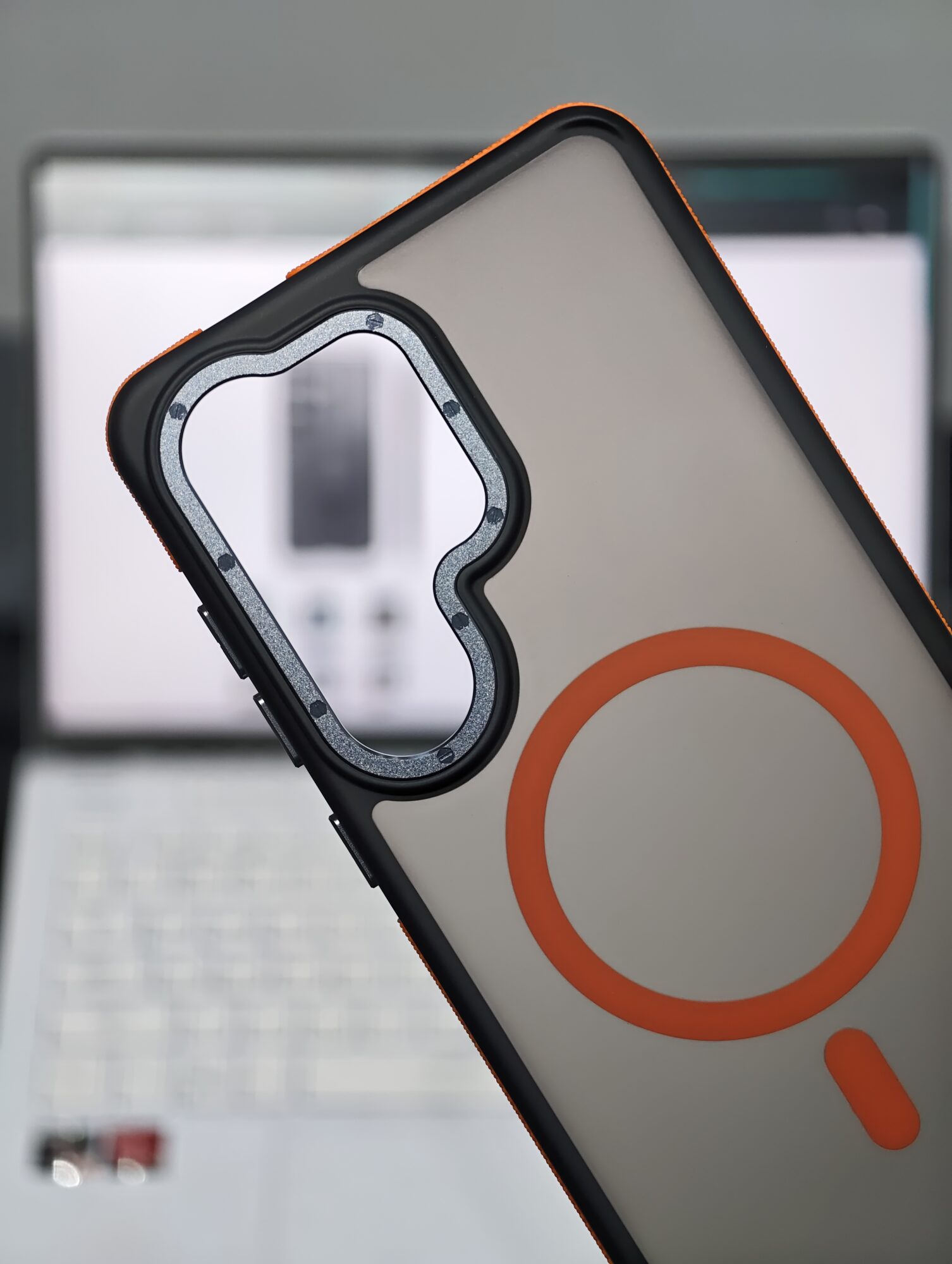 Case Samsung S25 Ultra - Magsafe Naranja | Reforzado