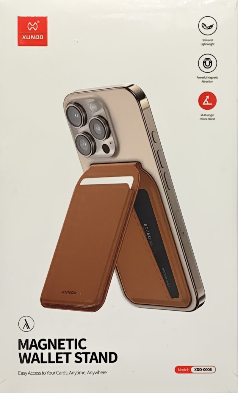 Wallet Magsafe con Soporte Brown | XUNDD XDD-0006