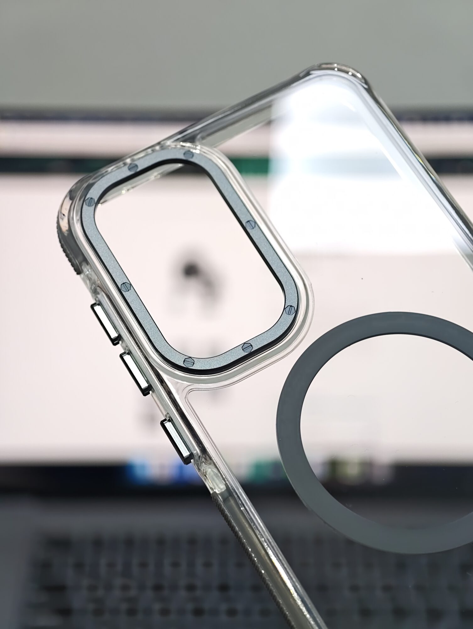 Case Samsung A36 A56 A37 - Magsafe Gris | Clear
