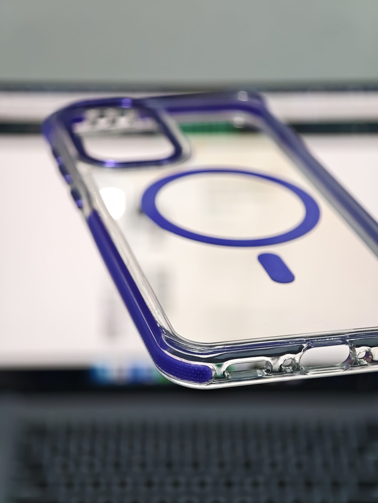 CASE-SAMSUNG-A-CLEAR-MORADO4 Case Samsung A36 A56 A37 - Magsafe Morado | Clear