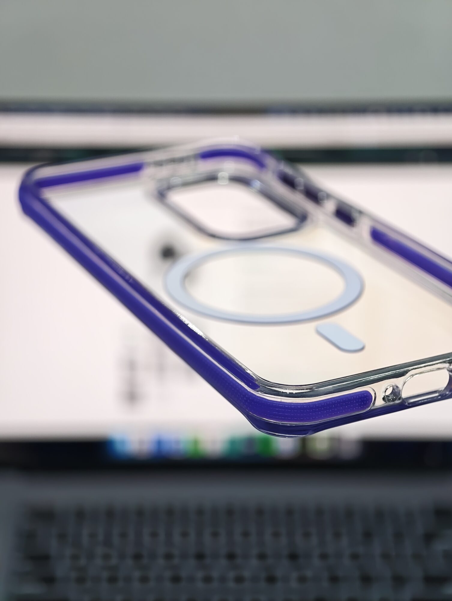 CASE-SAMSUNG-A-CLEAR-MORADO5 Case Samsung A36 A56 A37 - Magsafe Morado | Clear