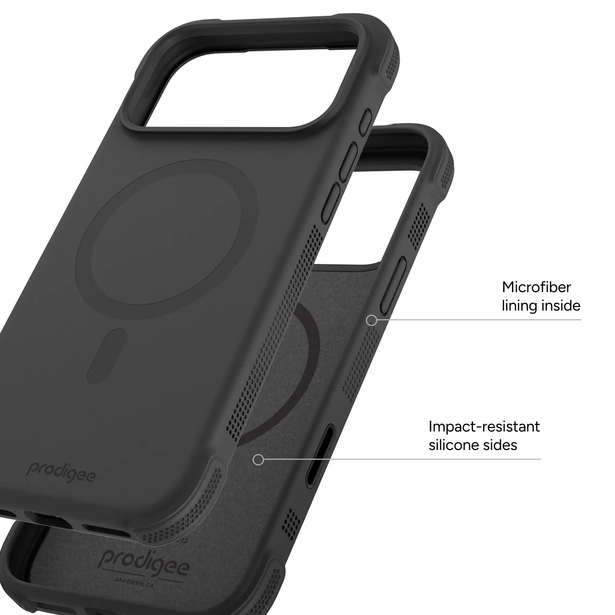 Case iPhone 18 Pro Max 17 Pro Max - BlackOut Black | Prodigee