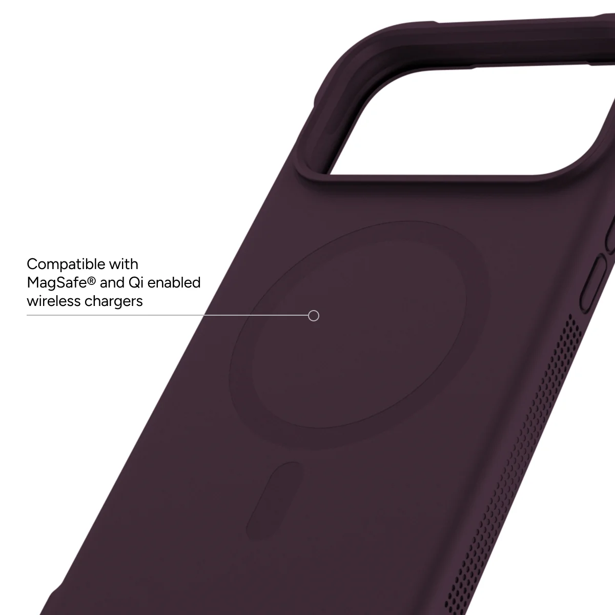 CASE-IPHONE-18-PRO-MAX-PRODIGEE-BLACKOUT-BURGUNDY3 Case iPhone 18 Pro Max 17 Pro Max - BlackOut Burgundy | Prodigee