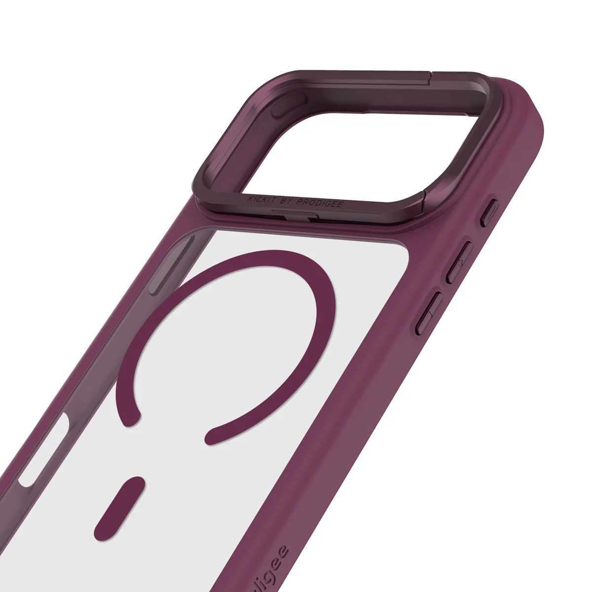 Case iPhone 18 Pro Max 17 Pro Max - KickIt Burgundy | Prodigee