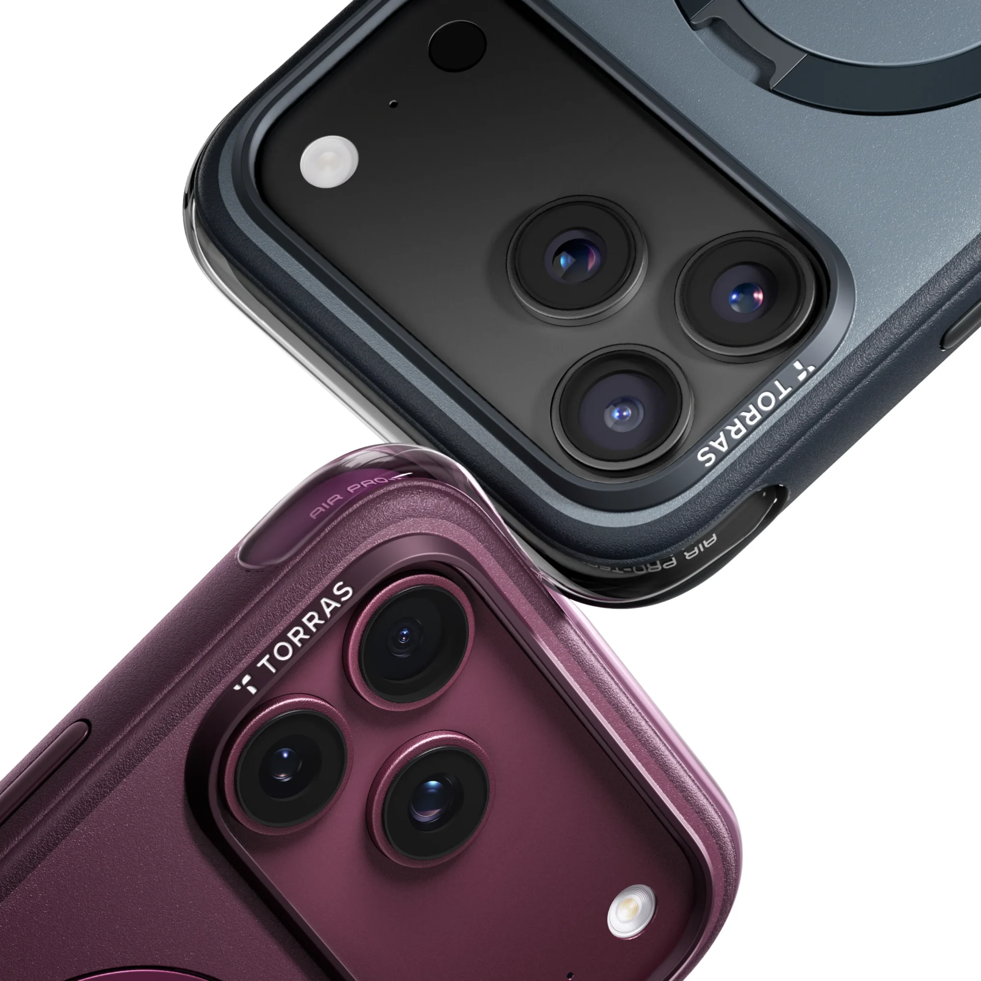 Case iPhone 18 Pro Max 17 Pro Max - Ostand Q3 Air Essential Magsafe Obsidian Black 360° | Torras