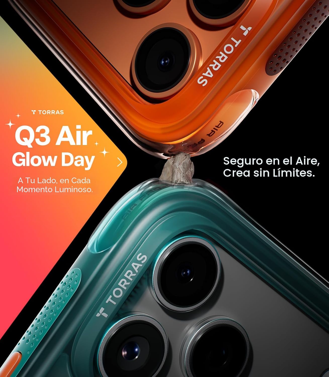 Case iPhone 18 Pro Max 17 Pro Max - Ostand Q3 Air Magsafe Green 360° | Torras