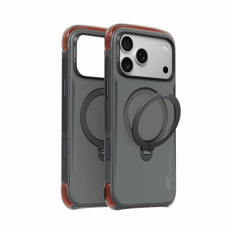 Case iPhone 18 Pro Max 17 Pro Max - Ostand Q3 Air Pro Magsafe Obsidian Core 360° | Torras