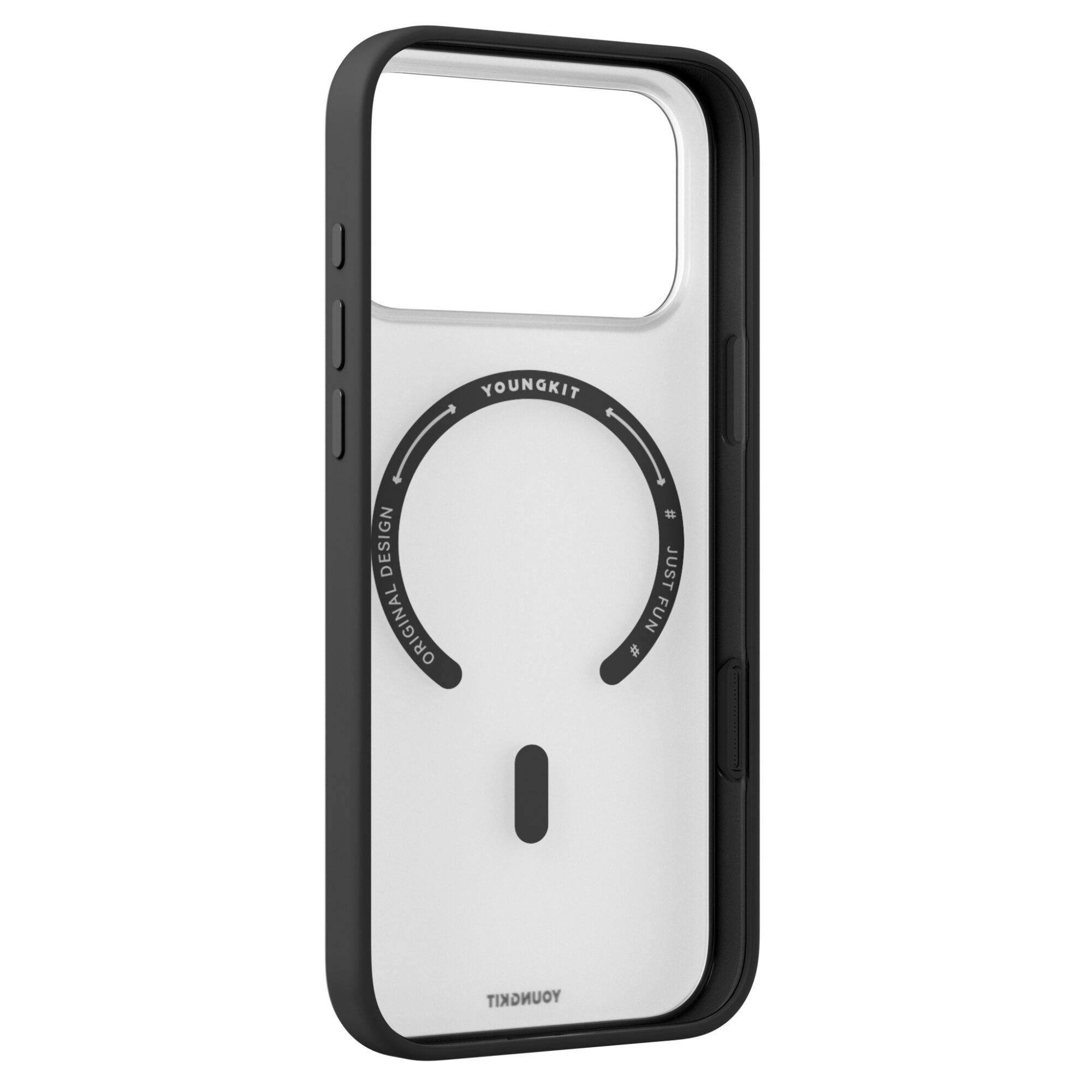 Case iPhone 18 Pro Max 17 Pro Max - Clear Case Black | Youngkit
