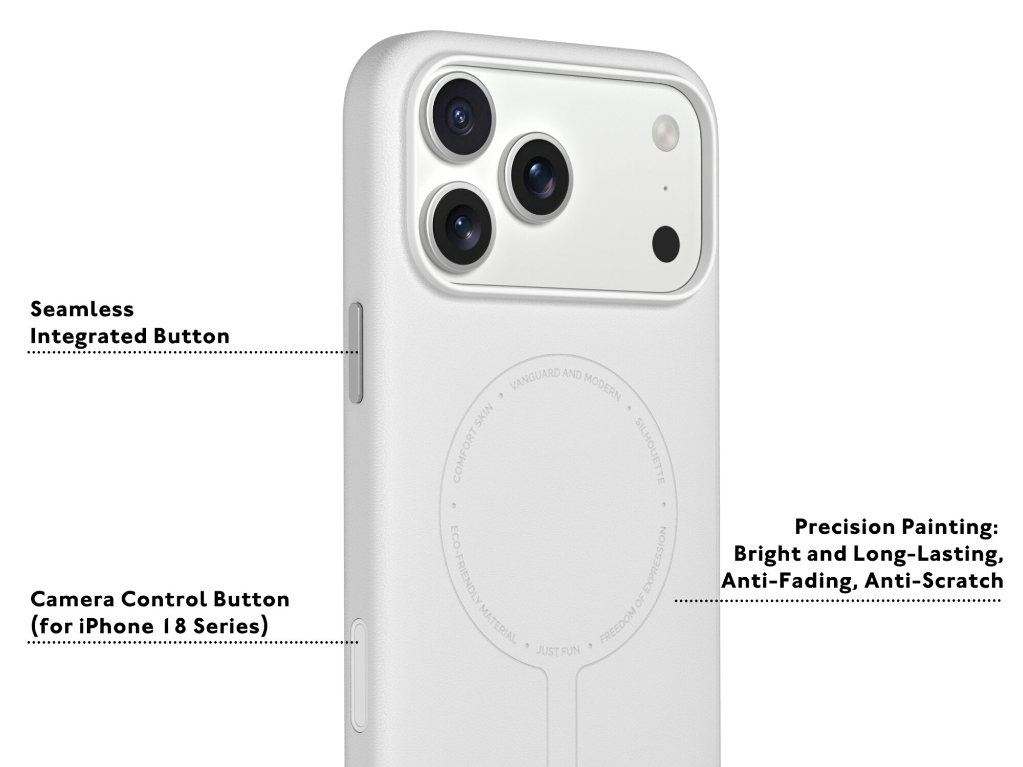Case iPhone 18 Pro Max 17 Pro Max - Velax Case White | Youngkit