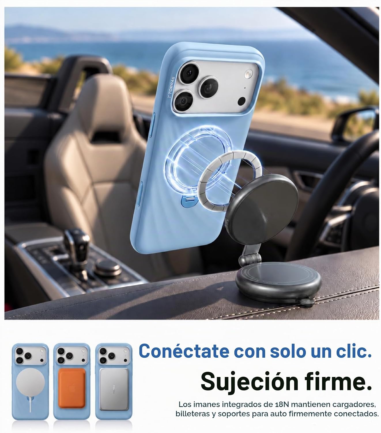 CASE-IPHONE-18-PRO-MAX-TORRAS-Q3-WIND-BLUE6 Case iPhone 18 Pro Max 17 Pro Max - Ostand Q3 Silicone Wind Limited Magsafe Frost Harbour | Torras