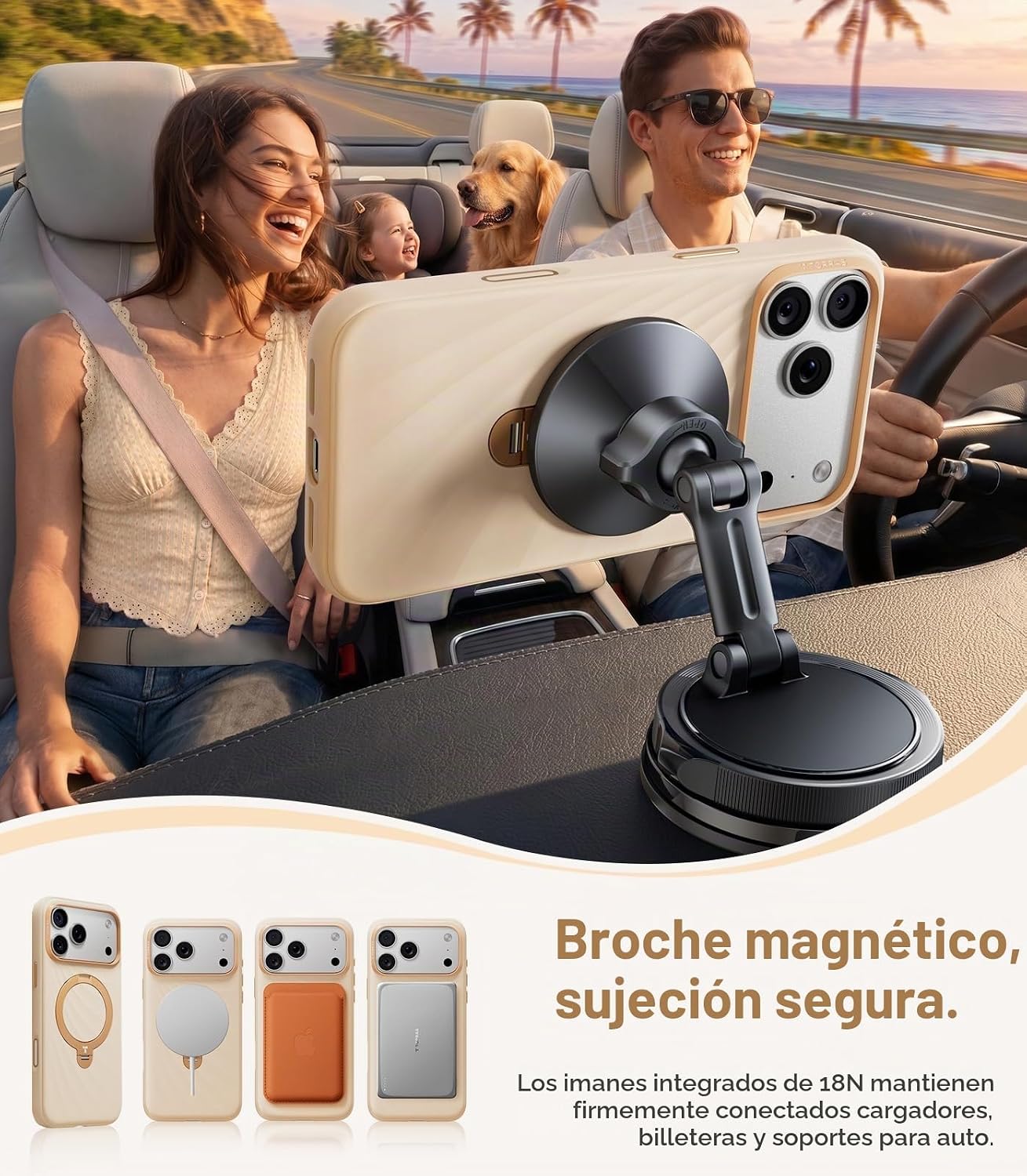 CASE-IPHONE-18-PRO-MAX-TORRAS-Q3-WIND-CREAM6 Case iPhone 18 Pro Max 17 Pro Max - Ostand Q3 Silicone Wind Limited Magsafe Cream Apricot | Torras