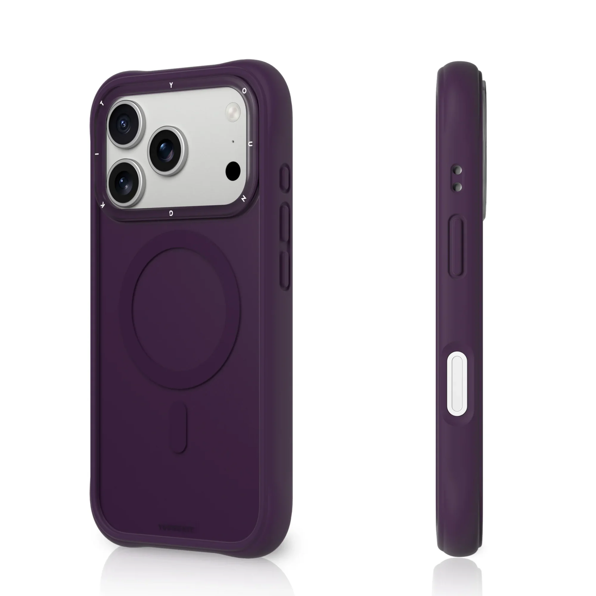Case iPhone 18 Pro Max 17 Pro Max - Removable Macarons Silicone Blackberry | Youngkit