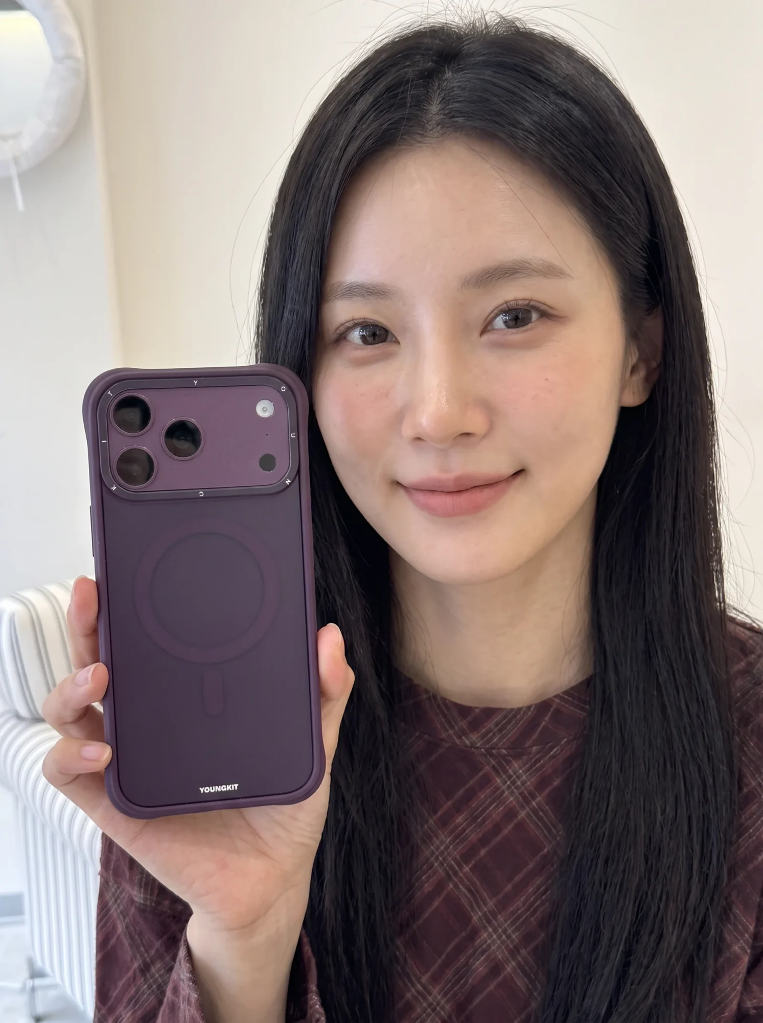 Case iPhone 18 Pro Max 17 Pro Max - Removable Macarons Silicone Blackberry | Youngkit
